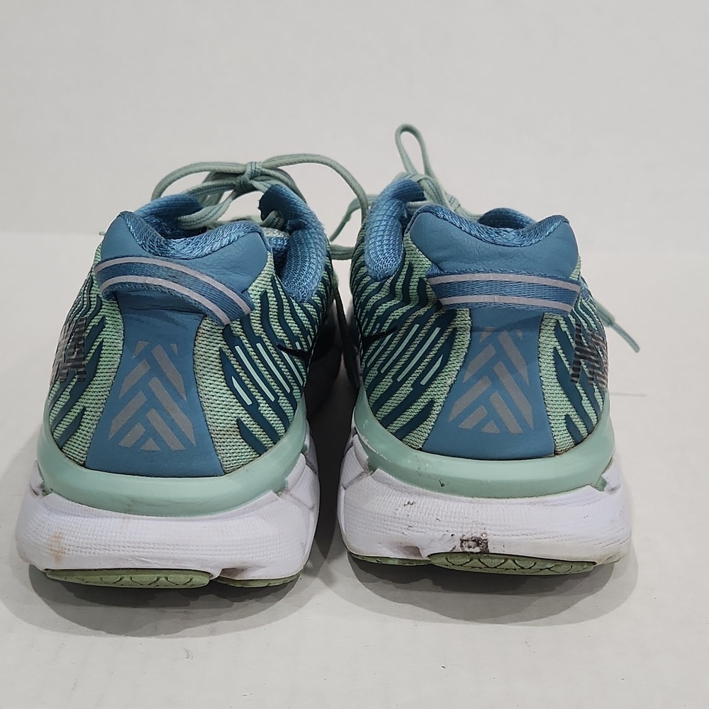Hoka One One Clifton 5 Running Shoes Womens Size 9.5 M Teal Comfort Breathable - Picture 3 of 6